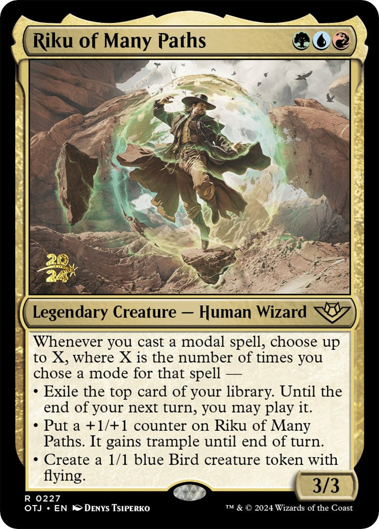 Riku of Many Paths [Outlaws of Thunder Junction Prerelease Promos] | Tacoma Games