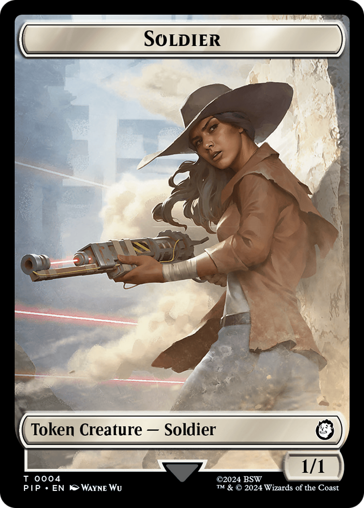 Energy Reserve // Soldier (0004) Double-Sided Token [Fallout Tokens] | Tacoma Games