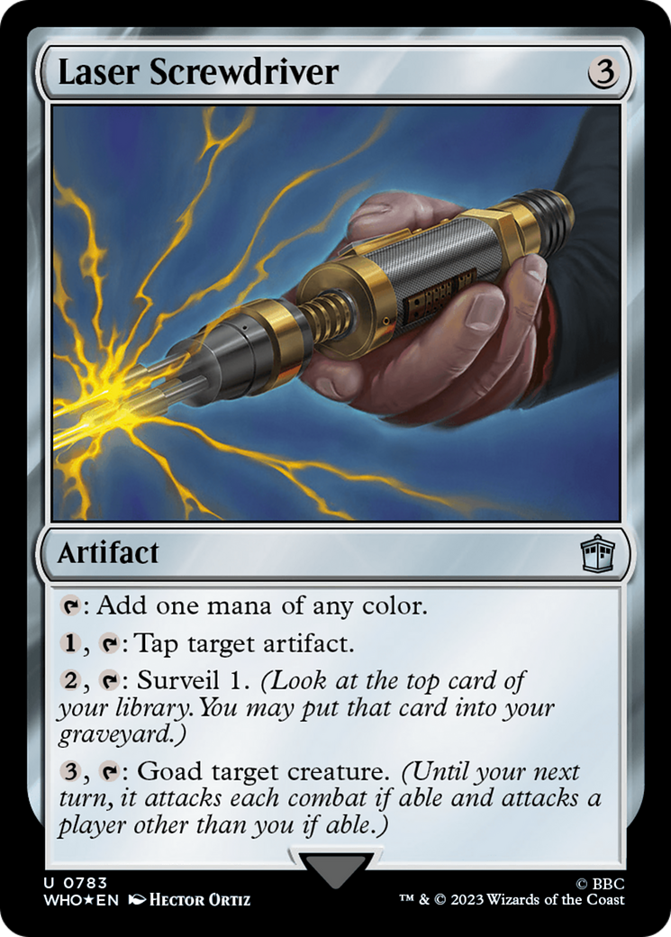 Laser Screwdriver (Surge Foil) [Doctor Who] | Tacoma Games