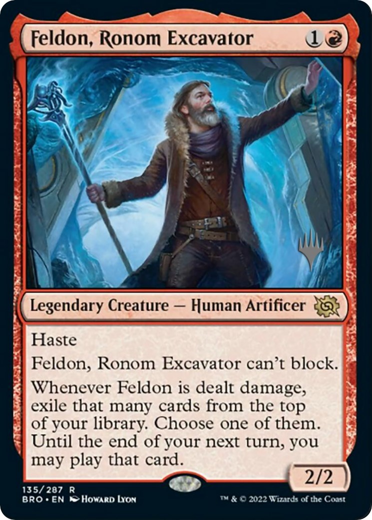 Feldon, Ronom Excavator (Promo Pack) [The Brothers' War Promos] | Tacoma Games