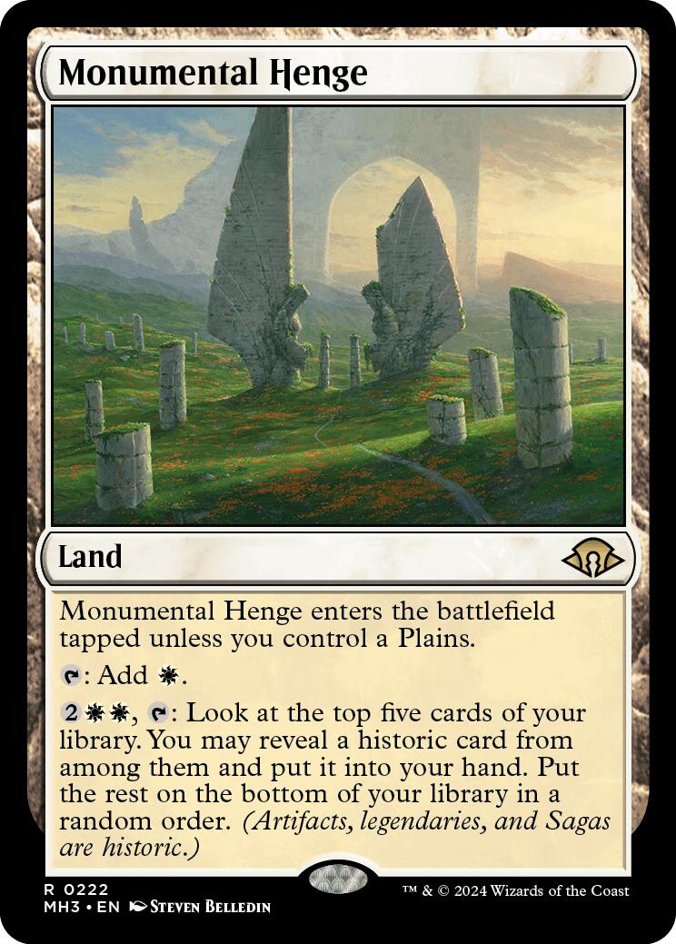Monumental Henge [Modern Horizons 3] | Tacoma Games
