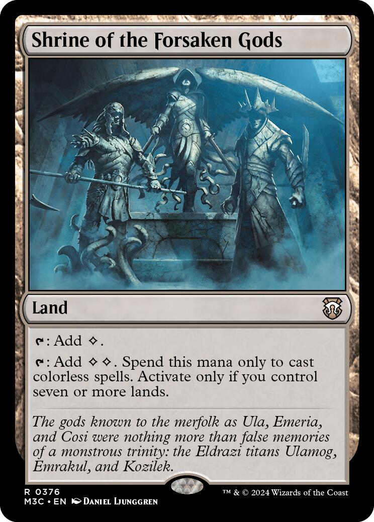 Shrine of the Forsaken Gods [Modern Horizons 3 Commander] | Tacoma Games