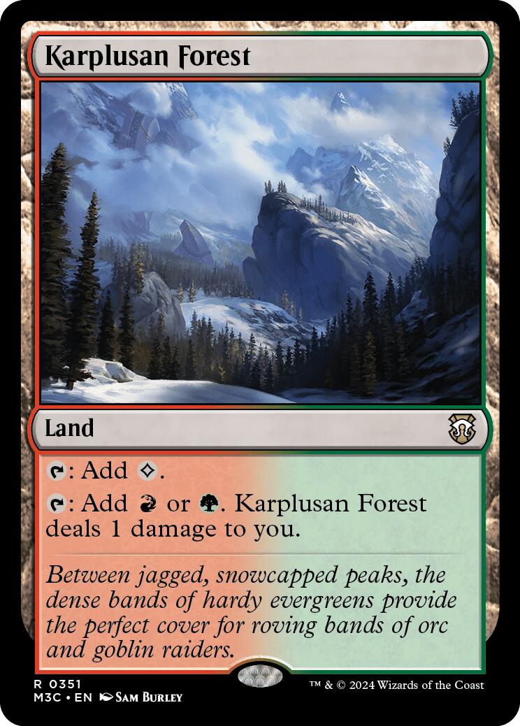 Karplusan Forest [Modern Horizons 3 Commander] | Tacoma Games