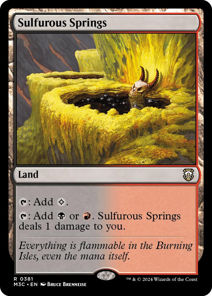 Sulfurous Springs [Modern Horizons 3 Commander] | Tacoma Games