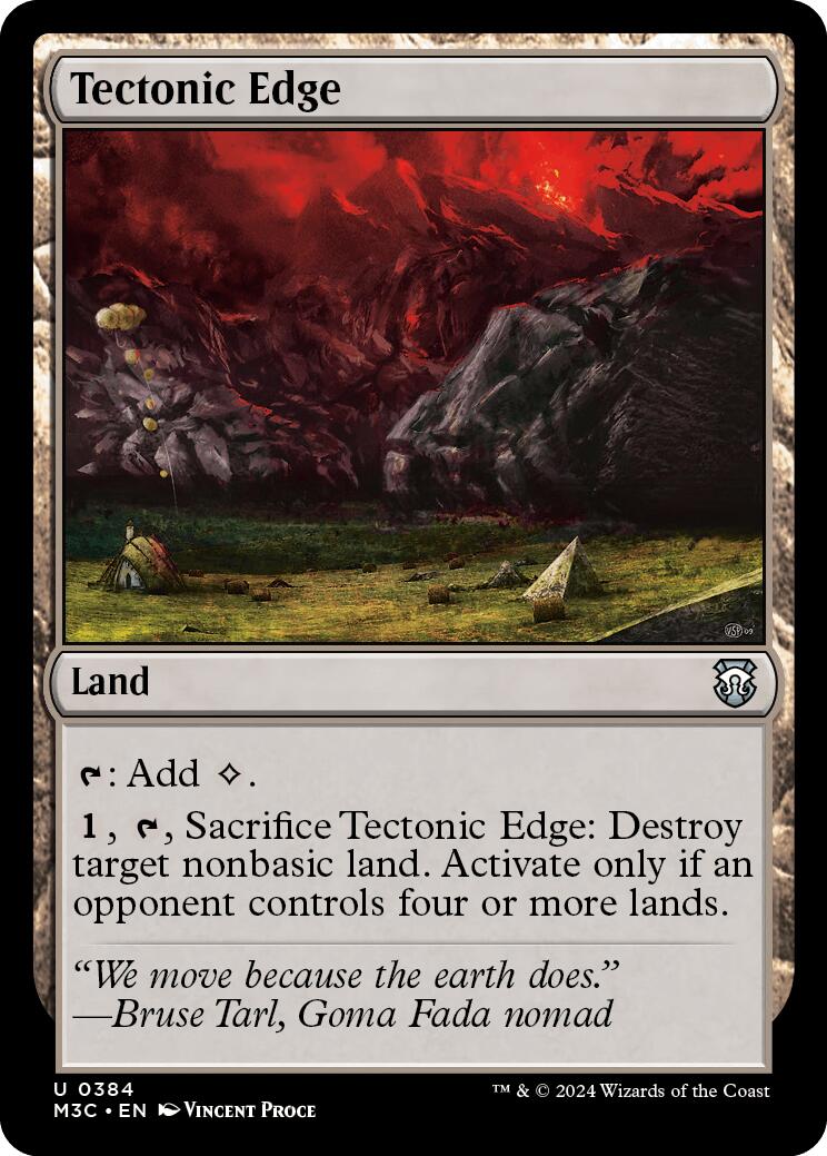 Tectonic Edge [Modern Horizons 3 Commander] | Tacoma Games