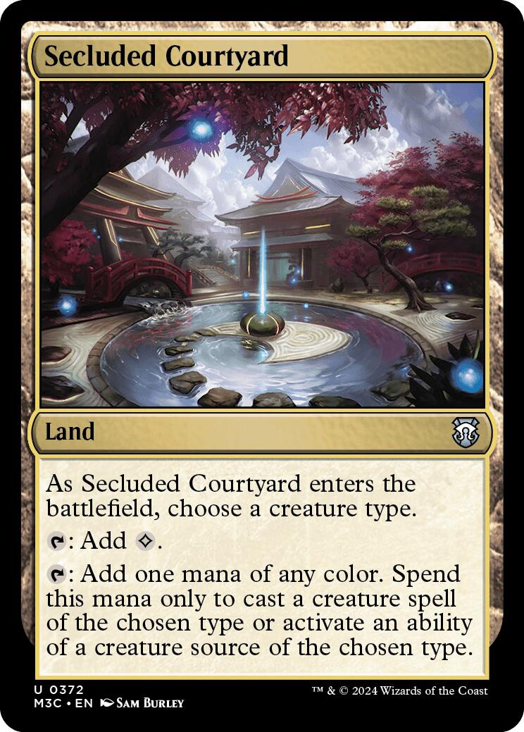 Secluded Courtyard [Modern Horizons 3 Commander] | Tacoma Games