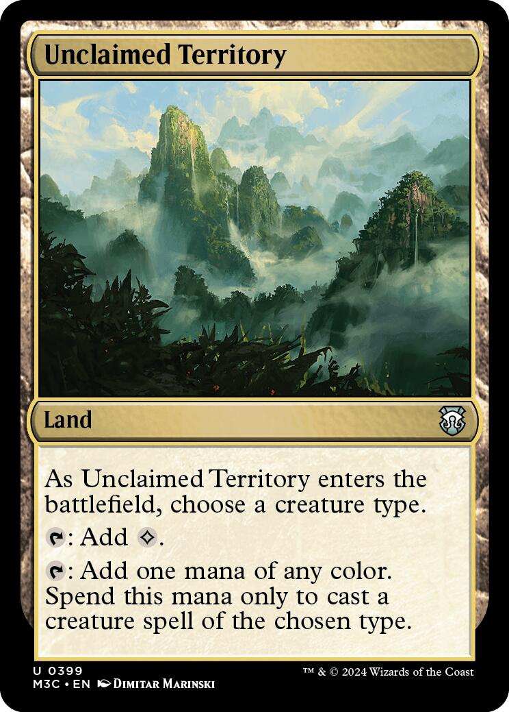 Unclaimed Territory [Modern Horizons 3 Commander] | Tacoma Games