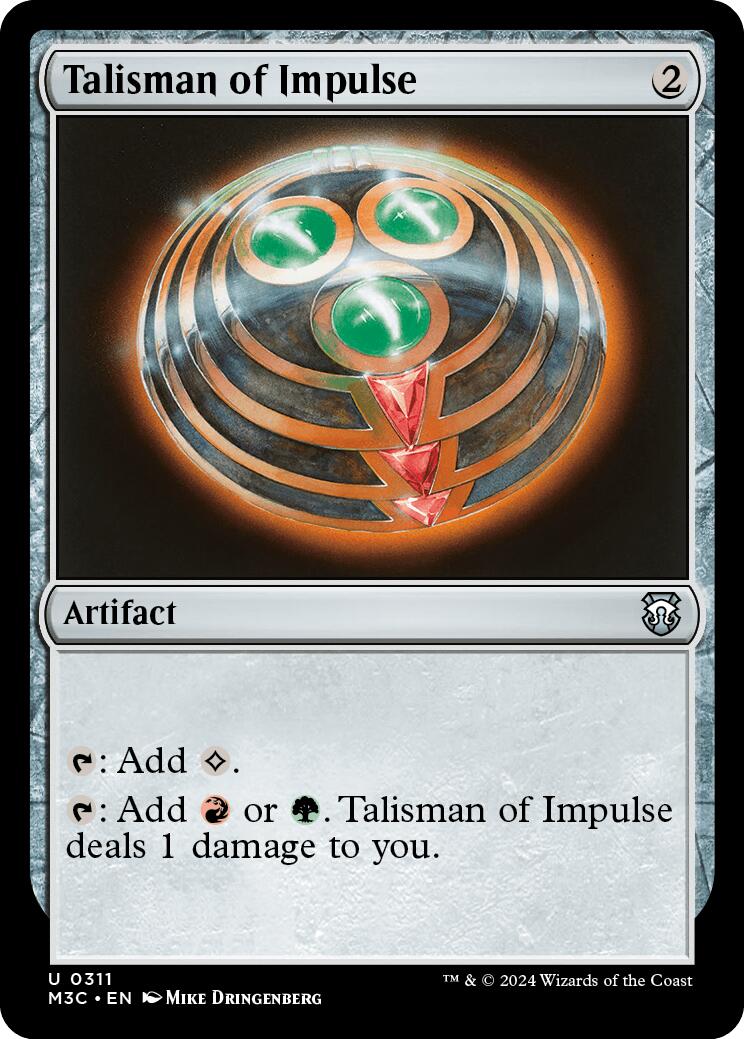 Talisman of Impulse [Modern Horizons 3 Commander] | Tacoma Games