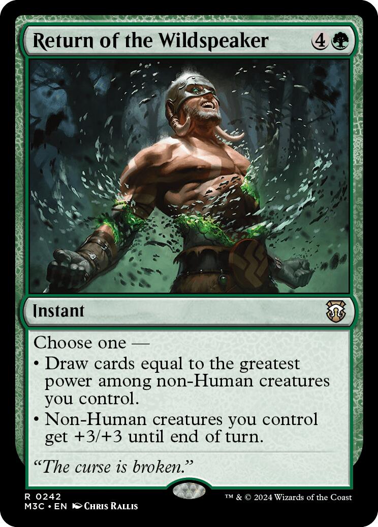 Return of the Wildspeaker [Modern Horizons 3 Commander] | Tacoma Games