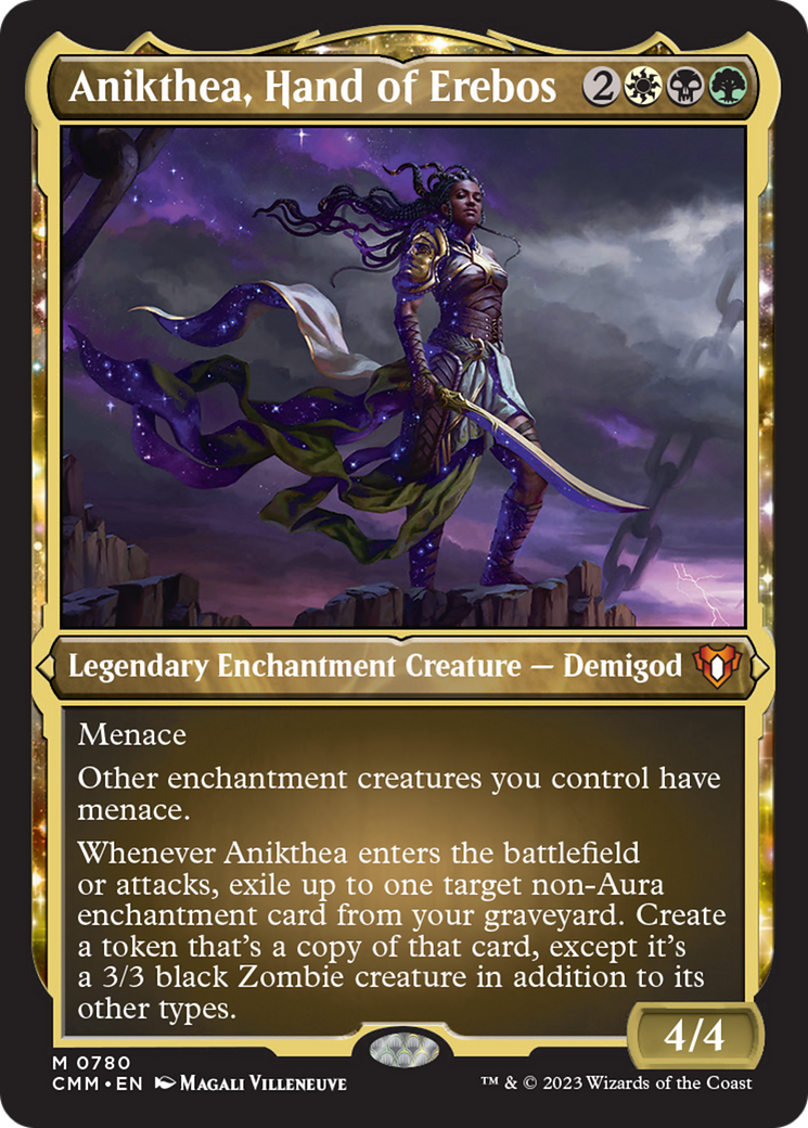 Anikthea, Hand of Erebos (Display Commander) (Foil Etched) [Commander Masters] | Tacoma Games