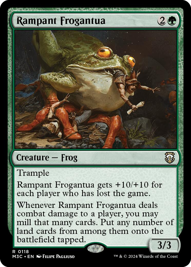 Rampant Frogantua [Modern Horizons 3 Commander] | Tacoma Games