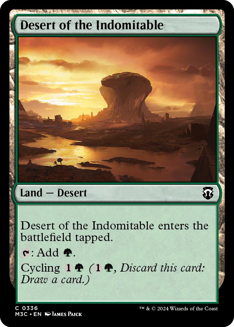 Desert of the Indomitable [Modern Horizons 3 Commander] | Tacoma Games