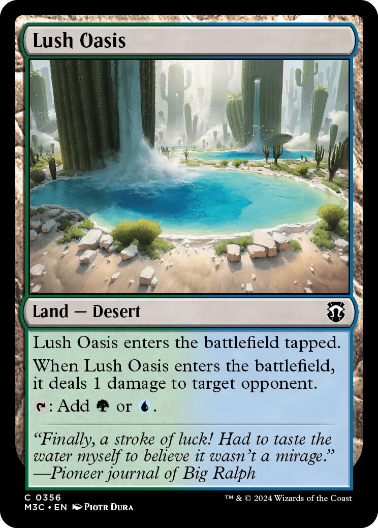 Lush Oasis [Modern Horizons 3 Commander] | Tacoma Games
