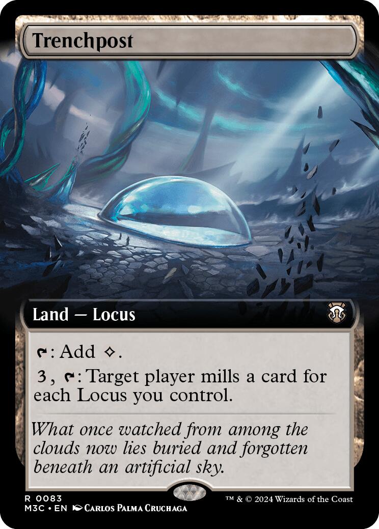 Trenchpost (Extended Art) [Modern Horizons 3 Commander] | Tacoma Games