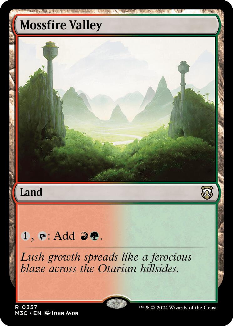 Mossfire Valley [Modern Horizons 3 Commander] | Tacoma Games