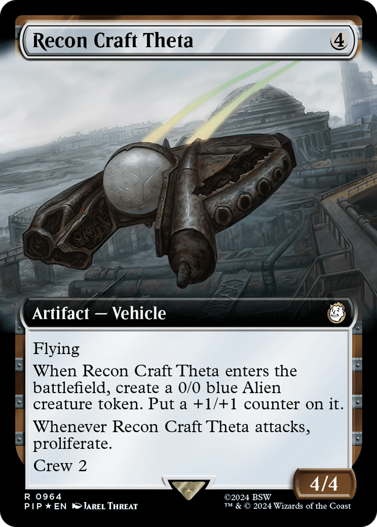 Recon Craft Theta (Extended Art) (Surge Foil) [Fallout] | Tacoma Games