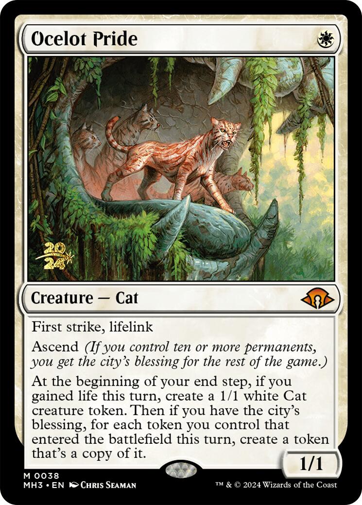 Ocelot Pride [Modern Horizons 3 Prerelease Promos] | Tacoma Games