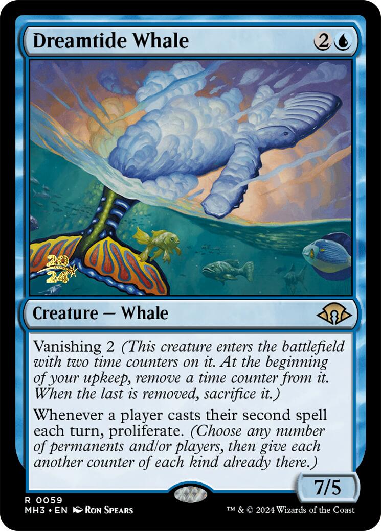 Dreamtide Whale [Modern Horizons 3 Prerelease Promos] | Tacoma Games