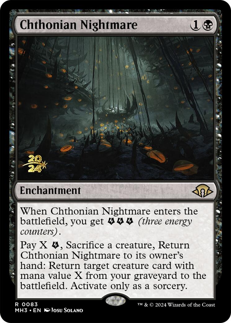 Chthonian Nightmare [Modern Horizons 3 Prerelease Promos] | Tacoma Games