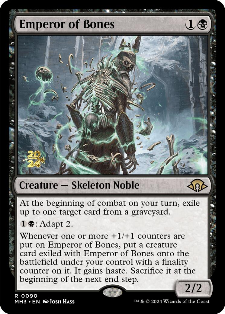 Emperor of Bones [Modern Horizons 3 Prerelease Promos] | Tacoma Games