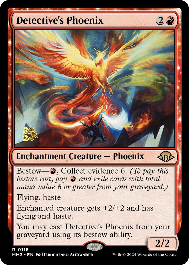 Detective's Phoenix [Modern Horizons 3 Prerelease Promos] | Tacoma Games