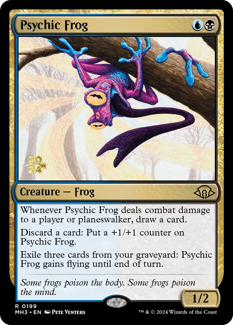 Psychic Frog [Modern Horizons 3 Prerelease Promos] | Tacoma Games