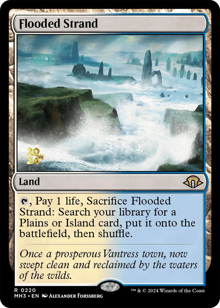 Flooded Strand [Modern Horizons 3 Prerelease Promos] | Tacoma Games