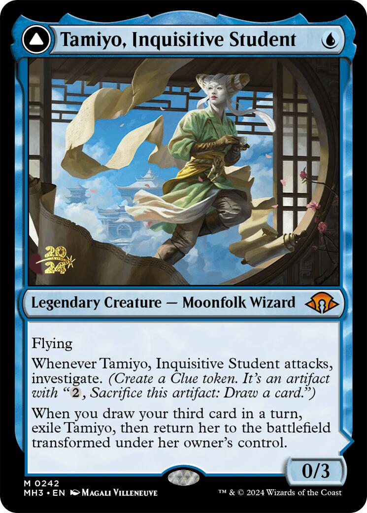 Tamiyo, Inquisitive Student [Modern Horizons 3 Prerelease Promos] | Tacoma Games