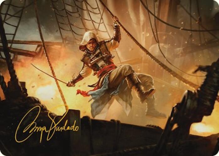 Edward Kenway Art Card (Gold-Stamped Signature) [Assassin's Creed Art Series] | Tacoma Games