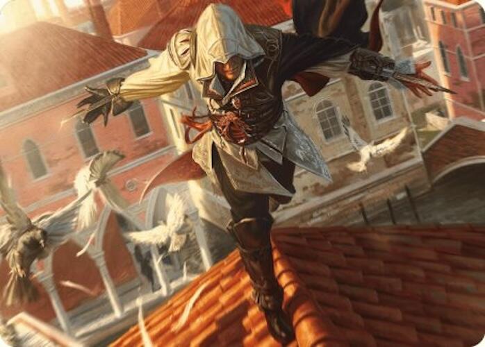 Ezio, Blade of Vengeance Art Card [Assassin's Creed Art Series] | Tacoma Games