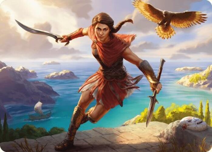 Kassandra, Eagle Bearer Art Card [Assassin's Creed Art Series] | Tacoma Games