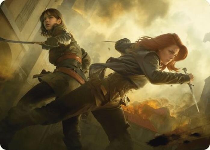 Mary Read and Anne Bonny Art Card [Assassin's Creed Art Series] | Tacoma Games