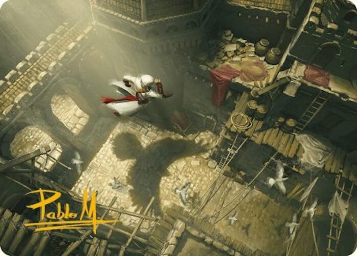 Rooftop Bypass Art Card (Gold-Stamped Signature) [Assassin's Creed Art Series] | Tacoma Games