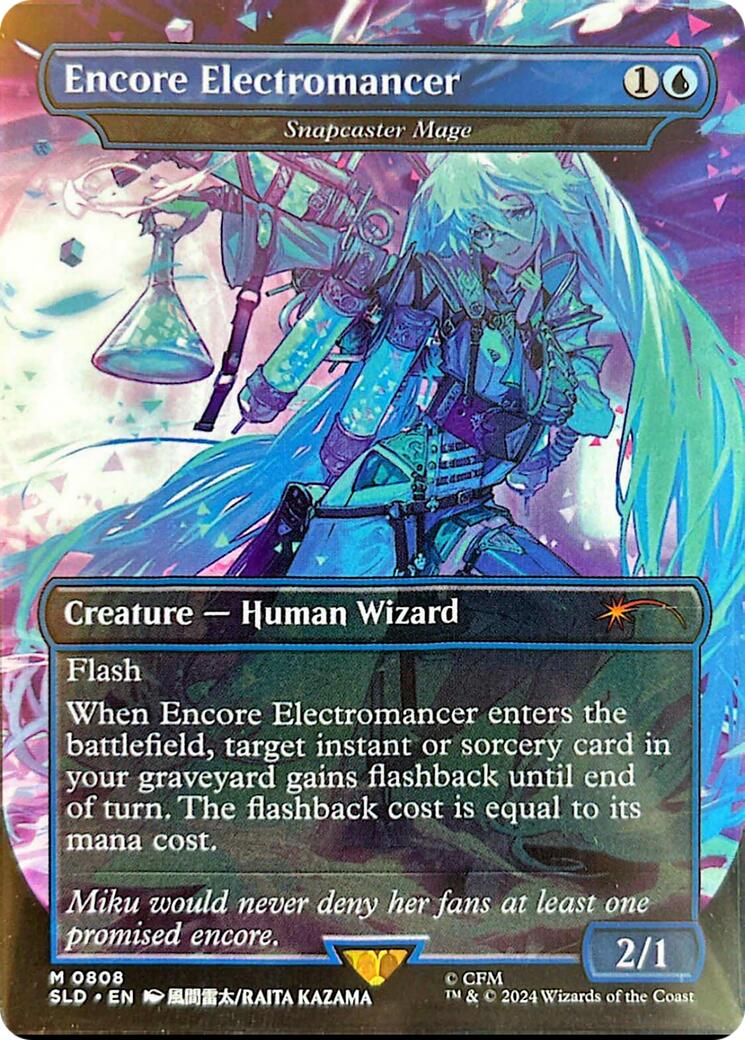 Encore Electromancer - Snapcaster Mage (Rainbow Foil) [Secret Lair Drop Series] | Tacoma Games