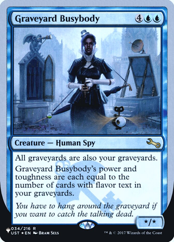 Graveyard Busybody (Unfinity Foil Edition) [The List] | Tacoma Games