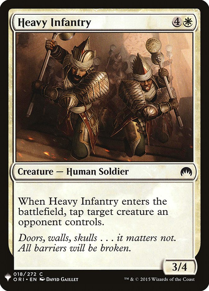 Heavy Infantry [Mystery Booster] | Tacoma Games