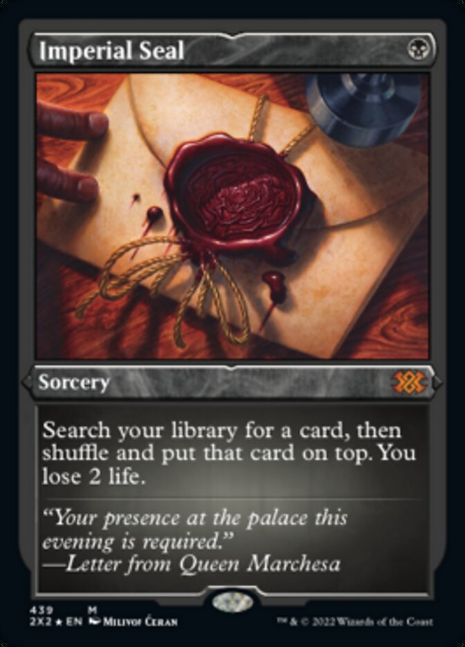 Imperial Seal (Foil Etched) [Double Masters 2022] | Tacoma Games