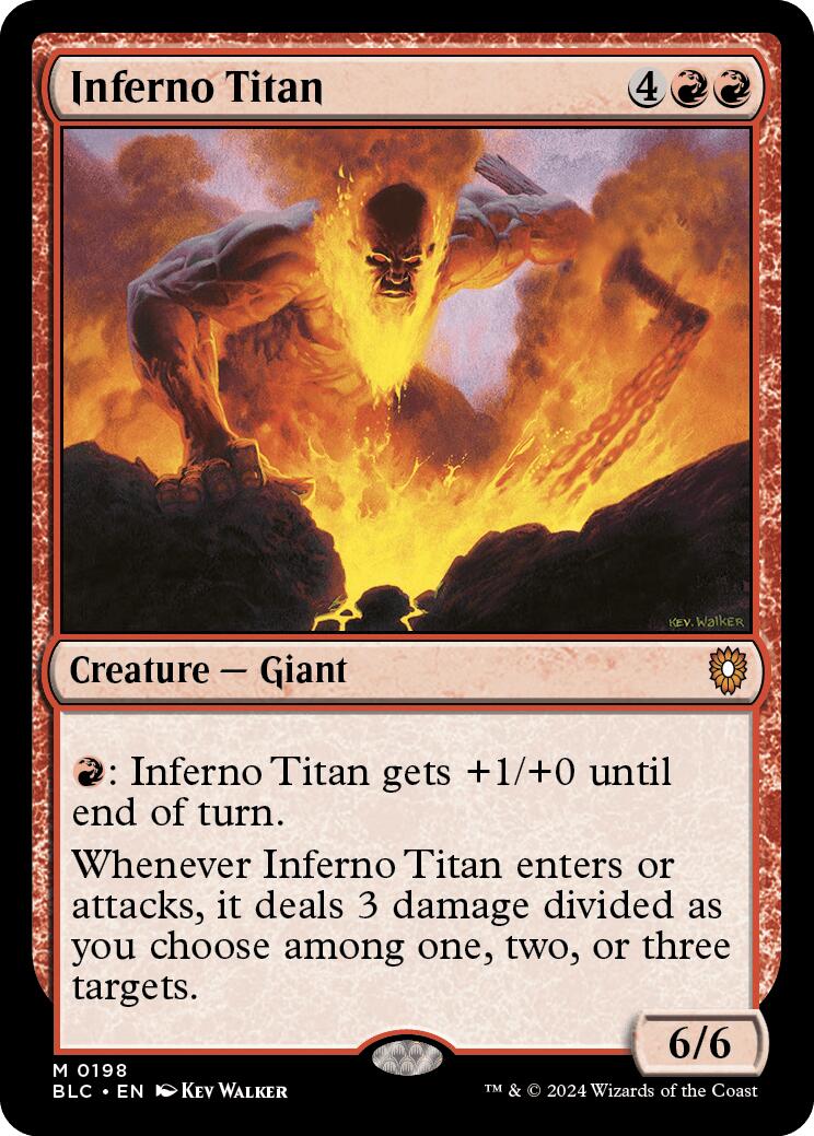 Inferno Titan [Bloomburrow Commander] | Tacoma Games