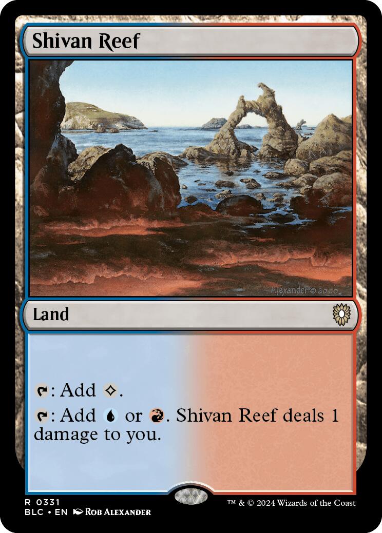 Shivan Reef [Bloomburrow Commander] | Tacoma Games