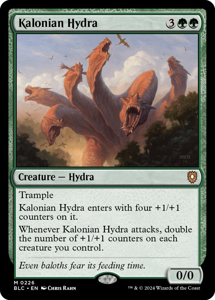 Kalonian Hydra [Bloomburrow Commander] | Tacoma Games