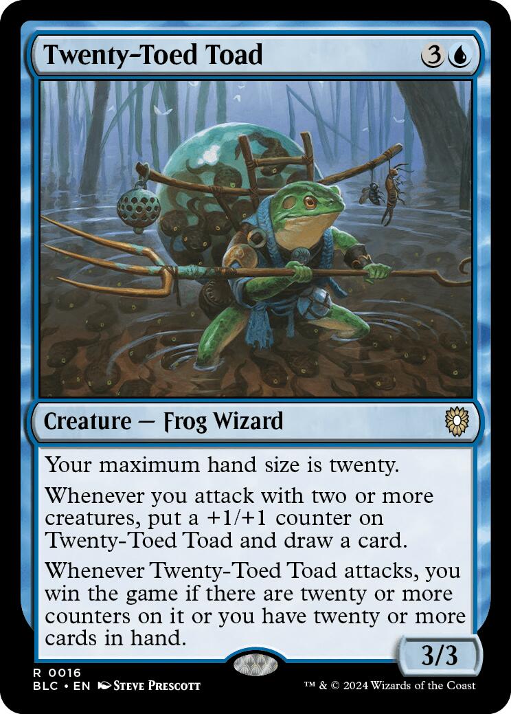 Twenty-Toed Toad [Bloomburrow Commander] | Tacoma Games