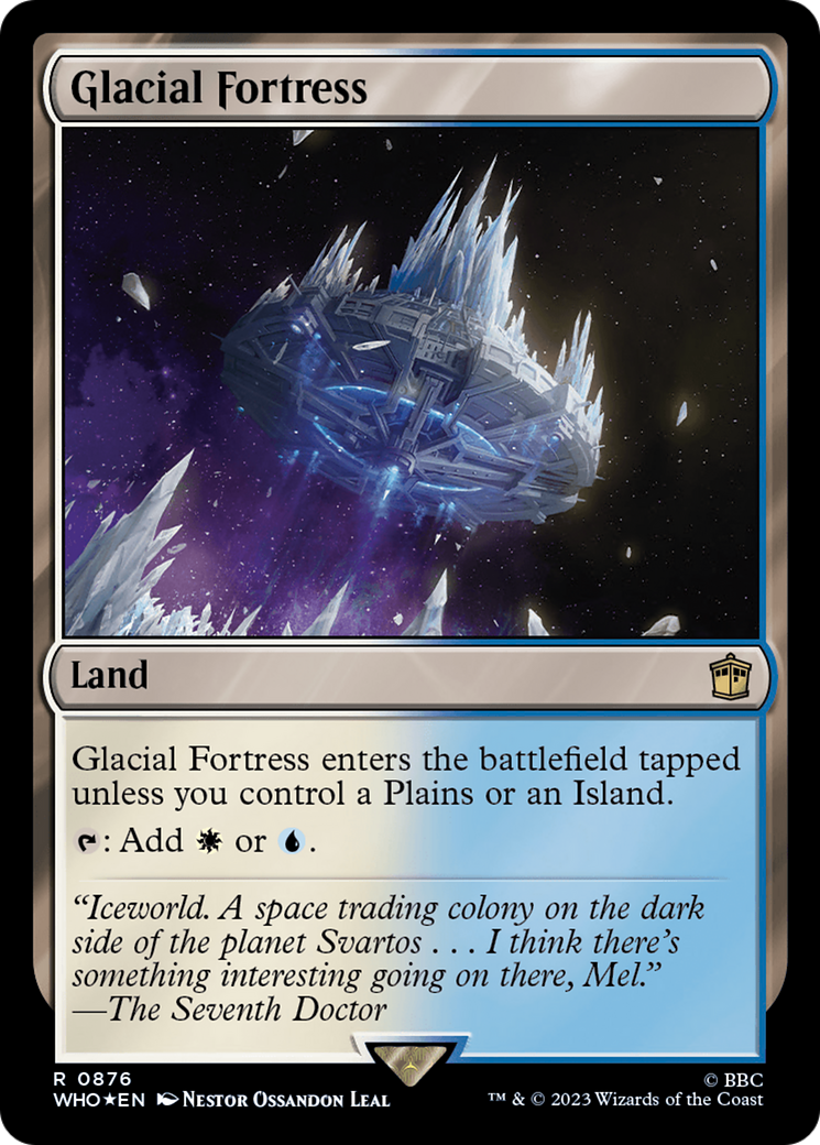Glacial Fortress (Surge Foil) [Doctor Who] | Tacoma Games