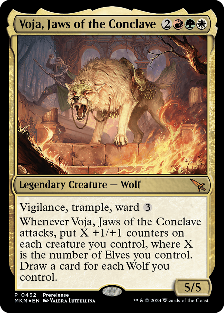 Voja, Jaws of the Conclave [Murders at Karlov Manor Prerelease Promos] | Tacoma Games