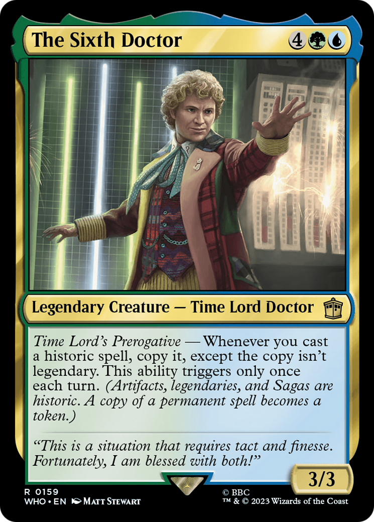 The Sixth Doctor [Doctor Who] | Tacoma Games