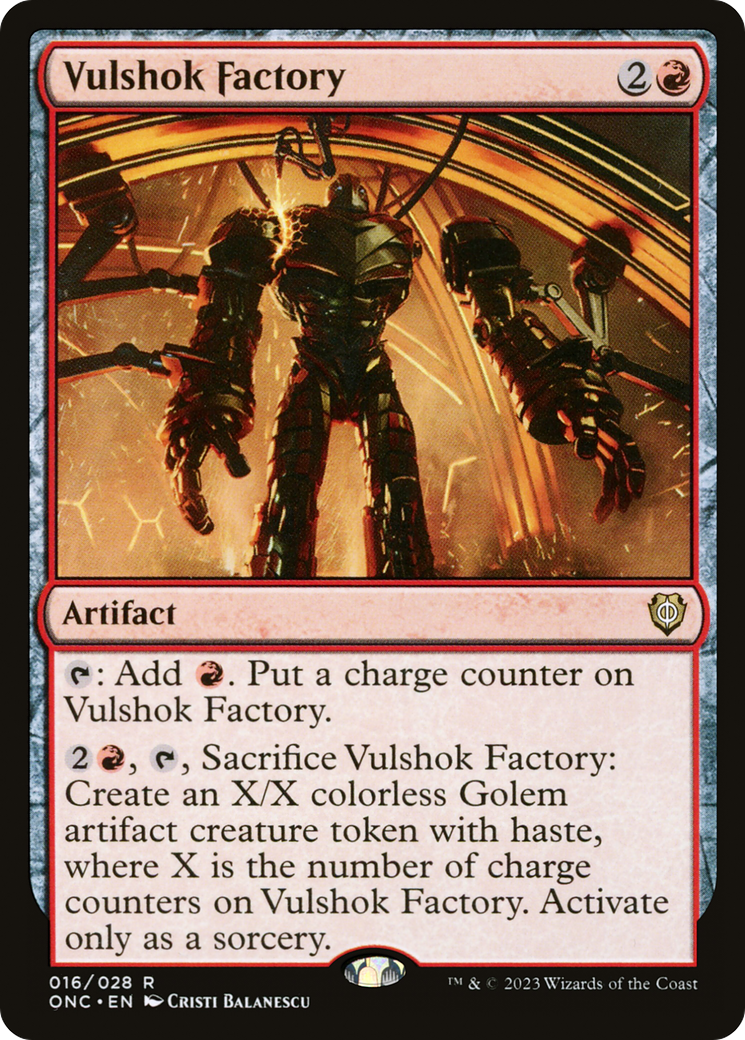 Vulshok Factory [Phyrexia: All Will Be One Commander] | Tacoma Games