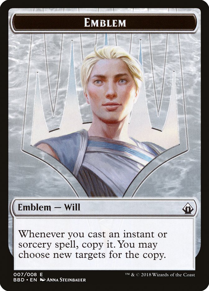 Will Kenrith Emblem [Battlebond Tokens] | Tacoma Games