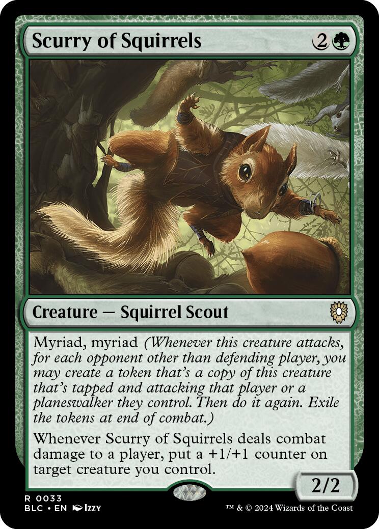 Scurry of Squirrels [Bloomburrow Commander] | Tacoma Games