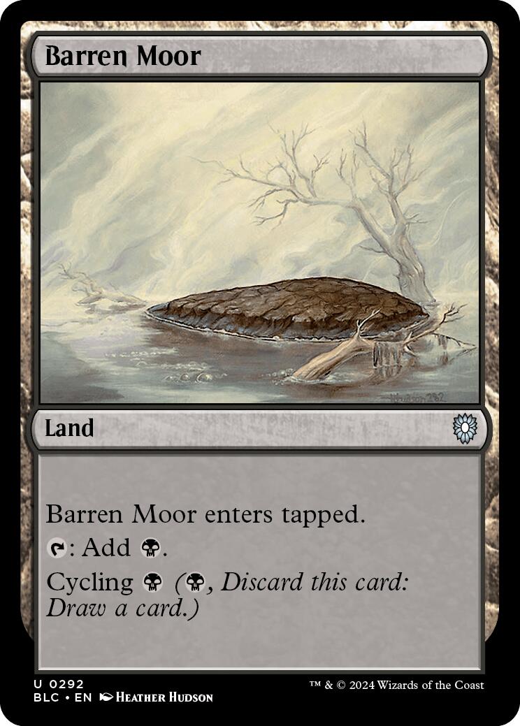 Barren Moor [Bloomburrow Commander] | Tacoma Games
