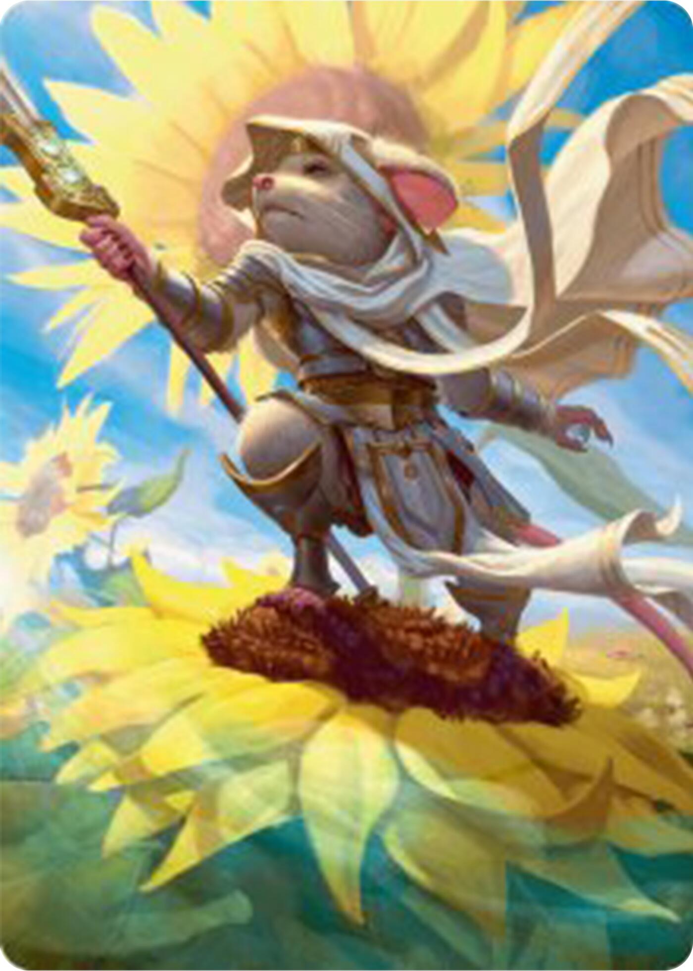 Elspeth, Sun's Champion Art Card [Bloomburrow Art Series] | Tacoma Games