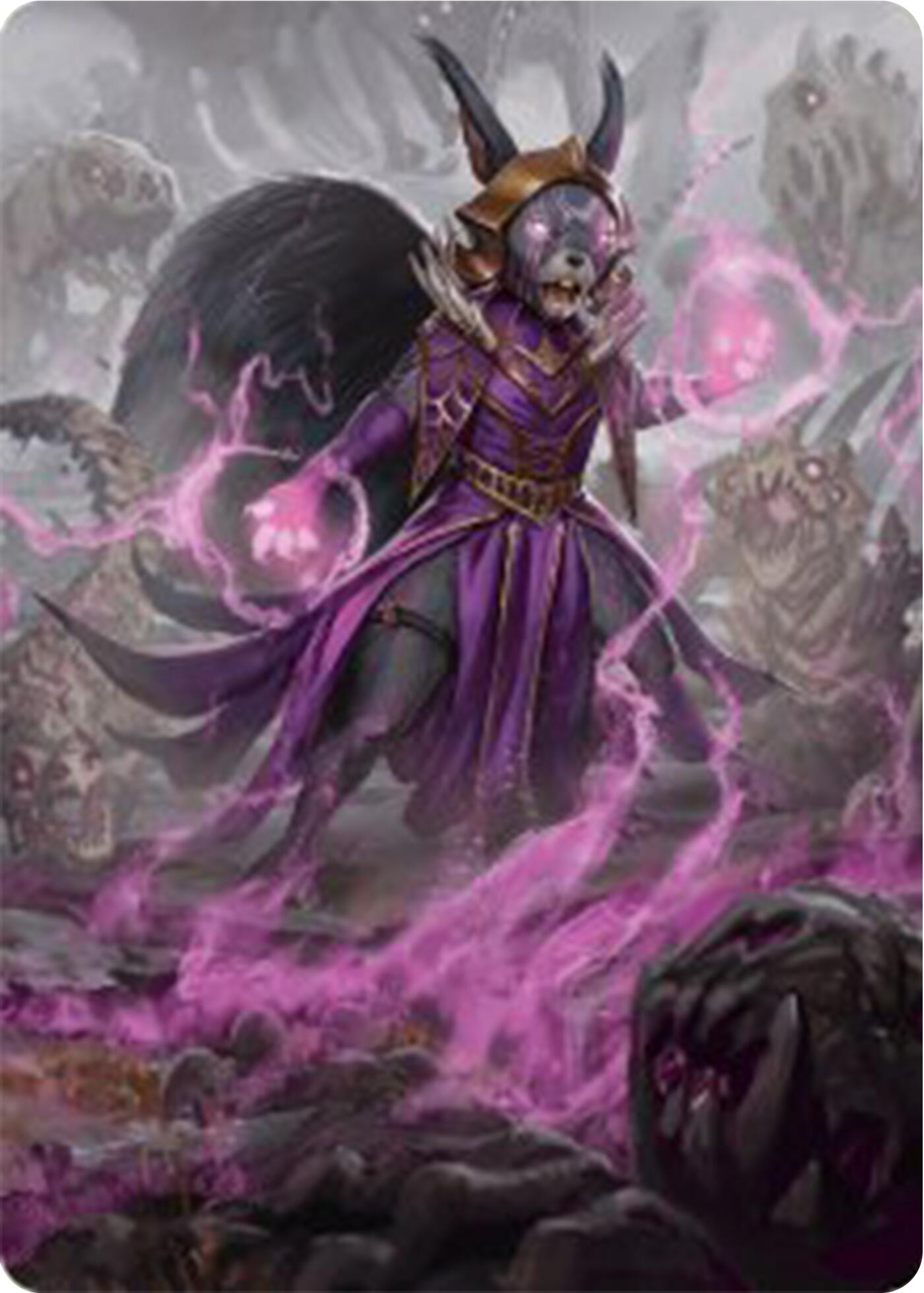 Liliana of the Dark Realms Art Card [Bloomburrow Art Series] | Tacoma Games